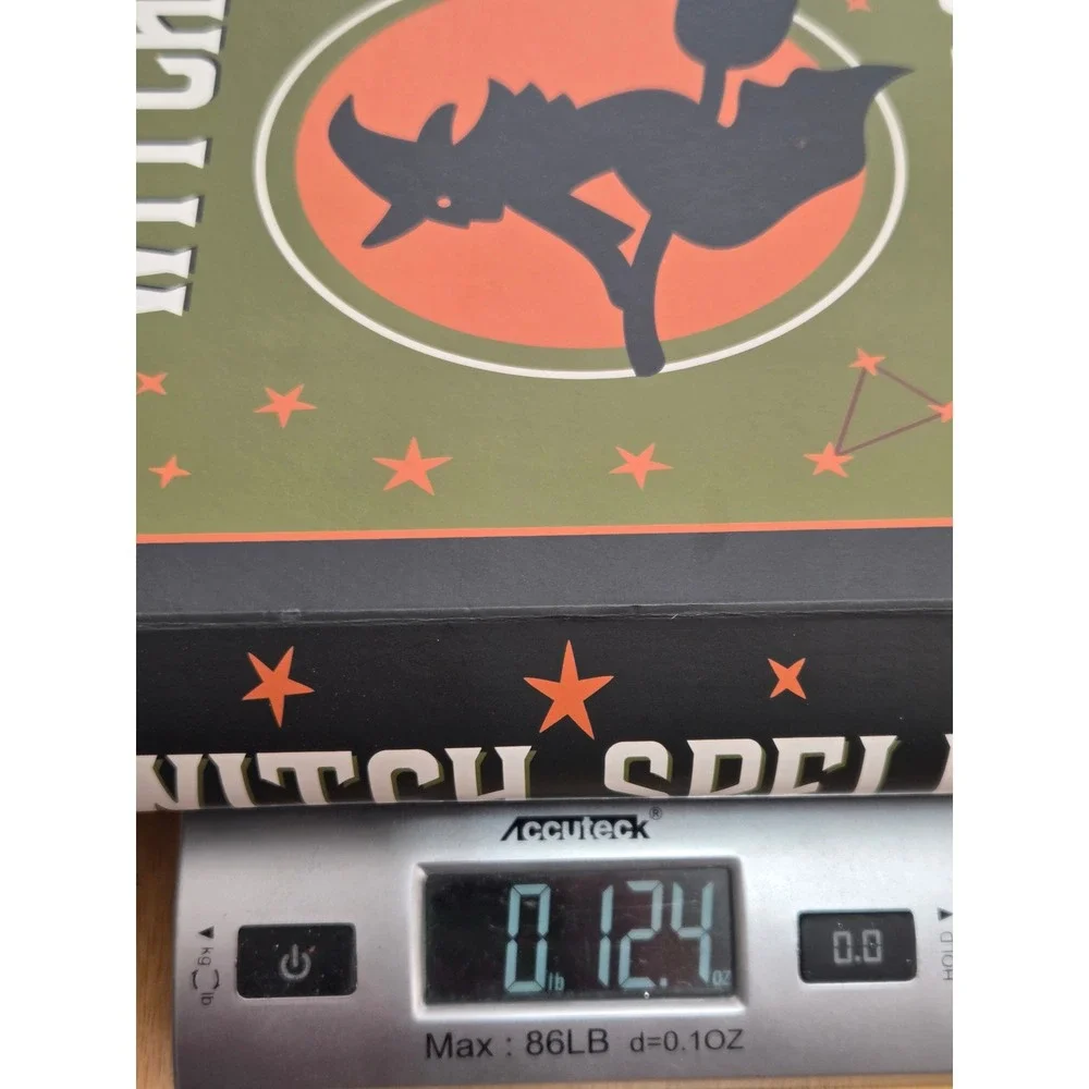 Halloween Witch Spells Decorative Faux Book Stack Storage Box